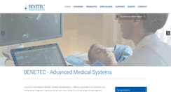 Desktop Screenshot of benetecmed.com